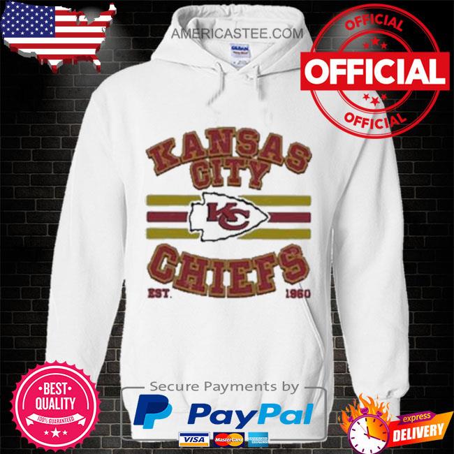 Kansas City Football Hooded Sweatshirt Est. 1960 Kansas City 