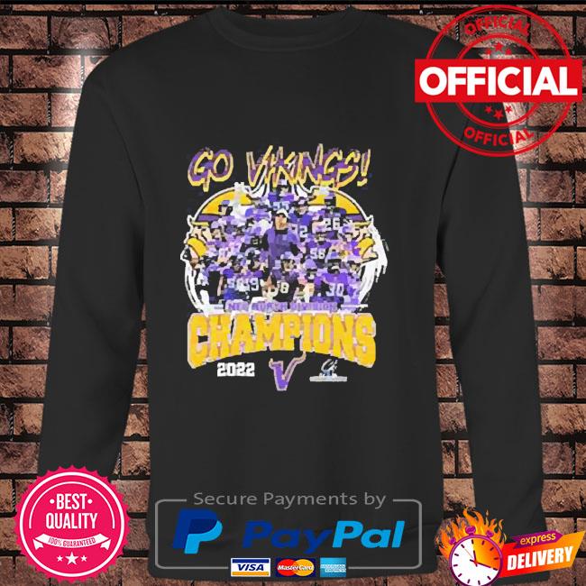 Go Minnesota Vikings Champions NFC North Division 2022 Shirt