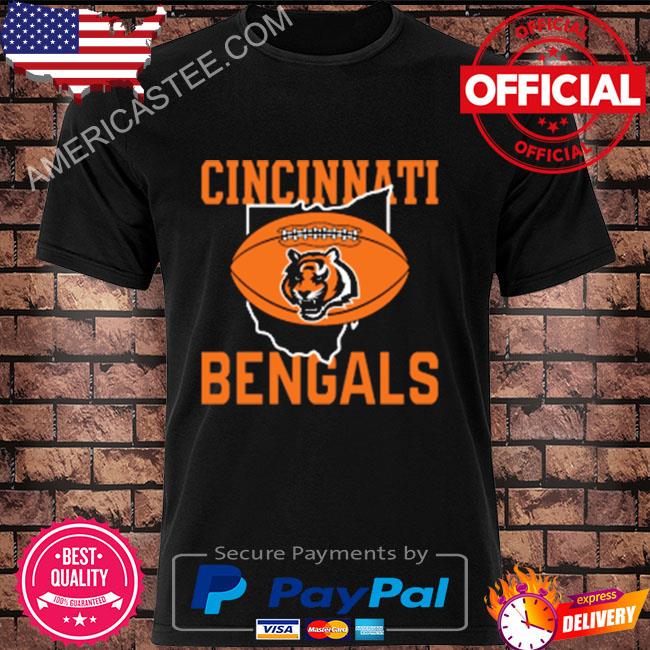 Homage cincinnati bengals hyper local tri-blend shirt, hoodie, sweater,  long sleeve and tank top