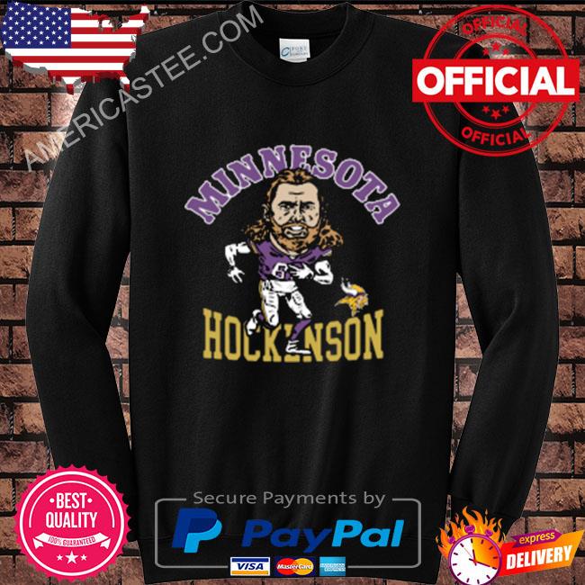 T.J. Hockenson Minnesota Vikings Men's Legend Olive Salute to Service  Sideline Long Sleeve T-Shirt