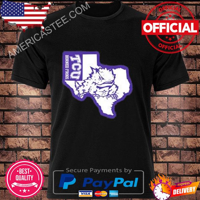 Horned Frogs State Map TCU Shirt