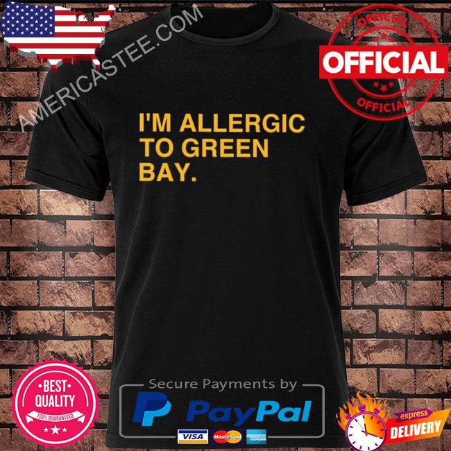 I'm Allergic to Green Bay (Minnesota) | obvious Shirts. Purple / 2x