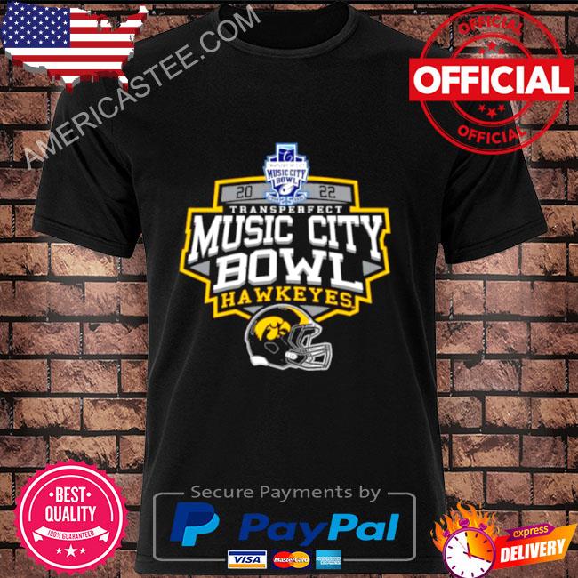 Iowa Hawkeyes 2022 Transperfect Music City Bowl Bound Shirt
