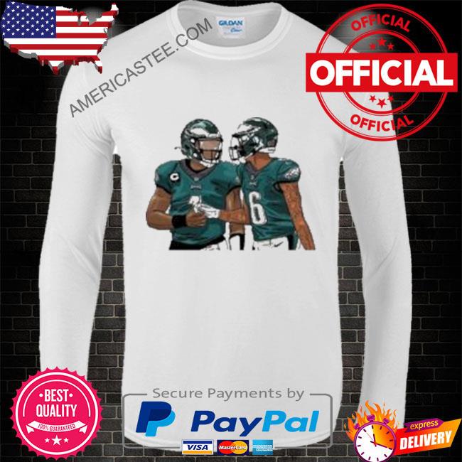 The Philadelphia Eagles Football No 1 And No 6 Jalen Hurts DeVonta Smith  Unisex Hoodie - Teeruto