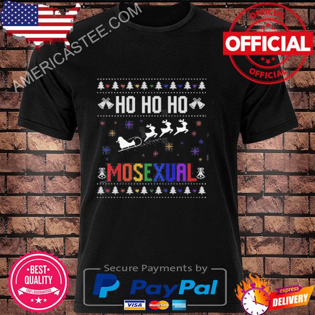 Lgbtq Ho Ho Ho Mosexual Ugly Christmas Sweater