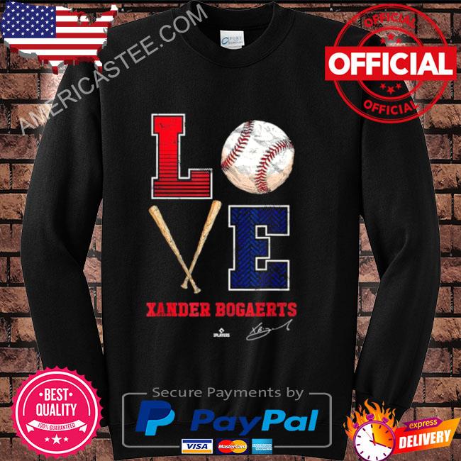 Official Xander Bogaerts Flag Signature Shirt, hoodie, sweater, long sleeve  and tank top