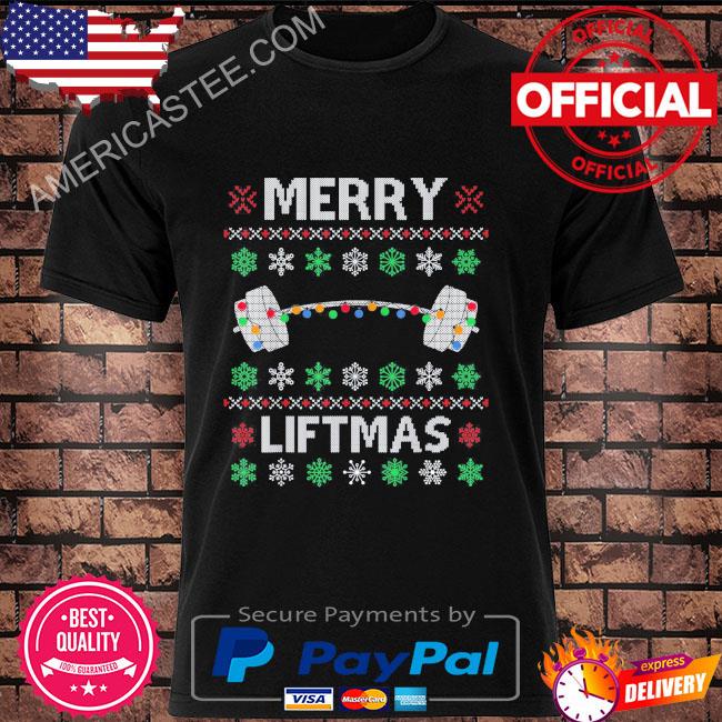 Merry liftmas gym workout fitness 2023 ugly Christmas sweater