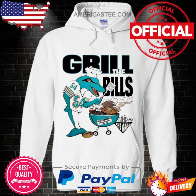 miami dolphins, buffalo bills grill the bills n.f.l football funny t shirt