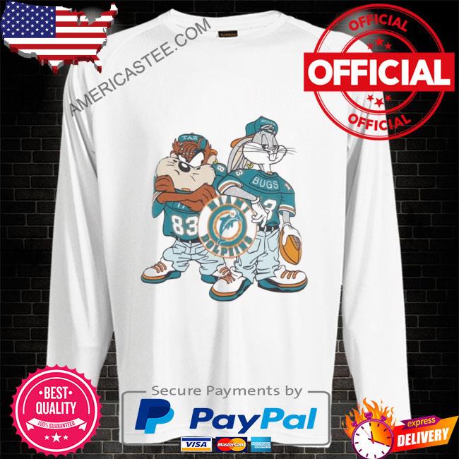 Original Bugs Bunny and Taz Miami Dolphins shirt, hoodie, sweater