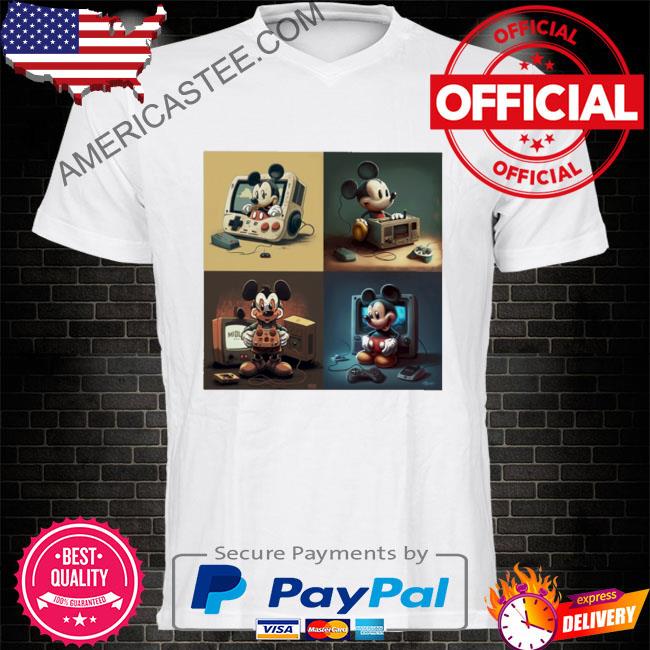Mickey mouse in the style of nintendo shirt