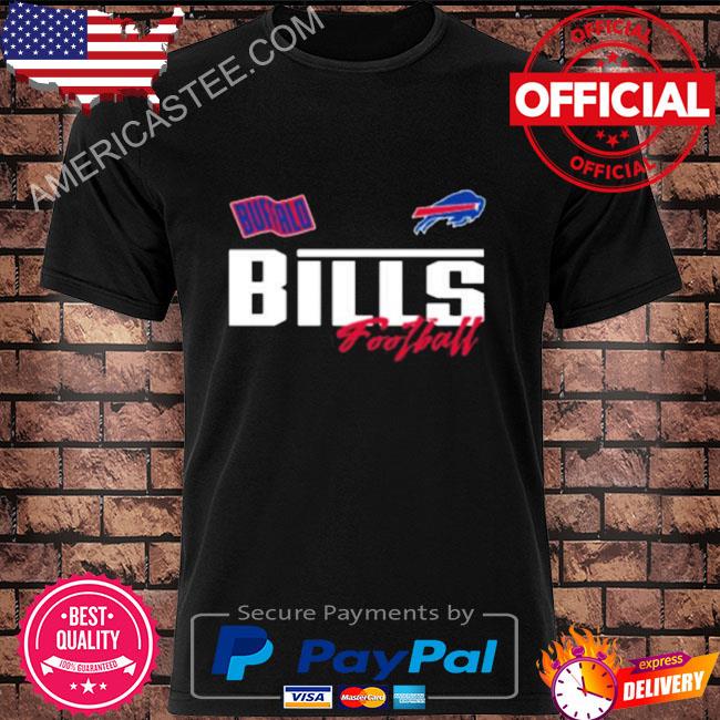 NFL Team Apparel Youth Buffalo Bills Run Back White T-Shirt