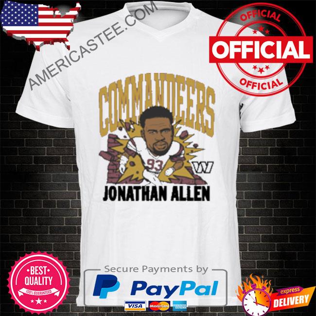 NFL Washington Commanders Jonathan Allen T-Shirt