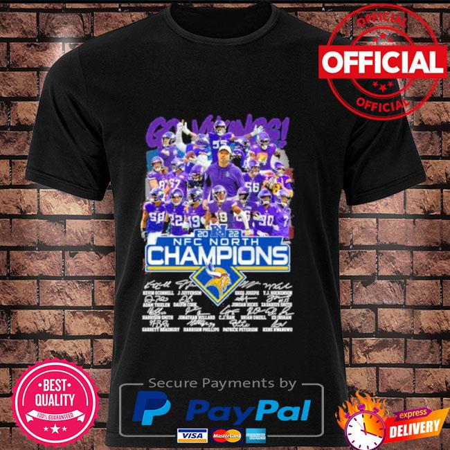 Minnesota Vikings 2022 NFC North division champions shirt, hoodie, sweater  and v-neck t-shirt