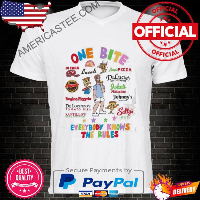 One bite graphic pocket shirt