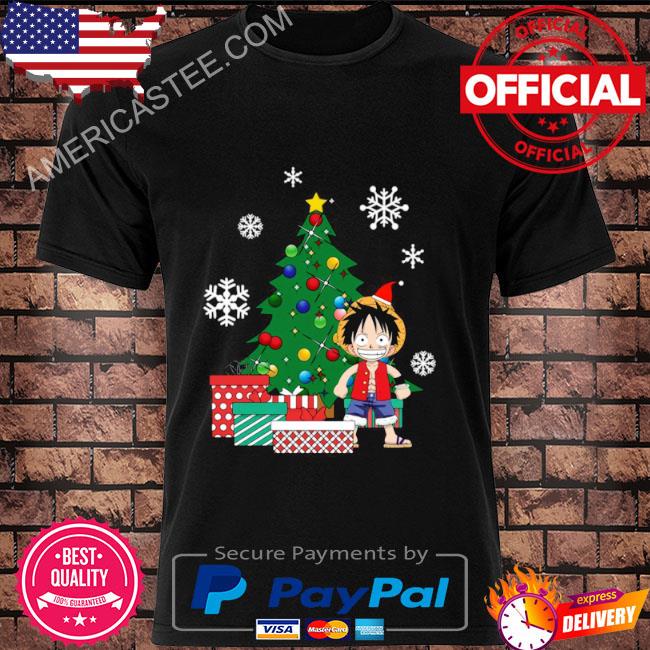 One Piece Monkey D Luffy Around The Christmas Tree 2022 shirt