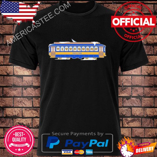 Pittsburgh bus 2022 trolley holiday shirt