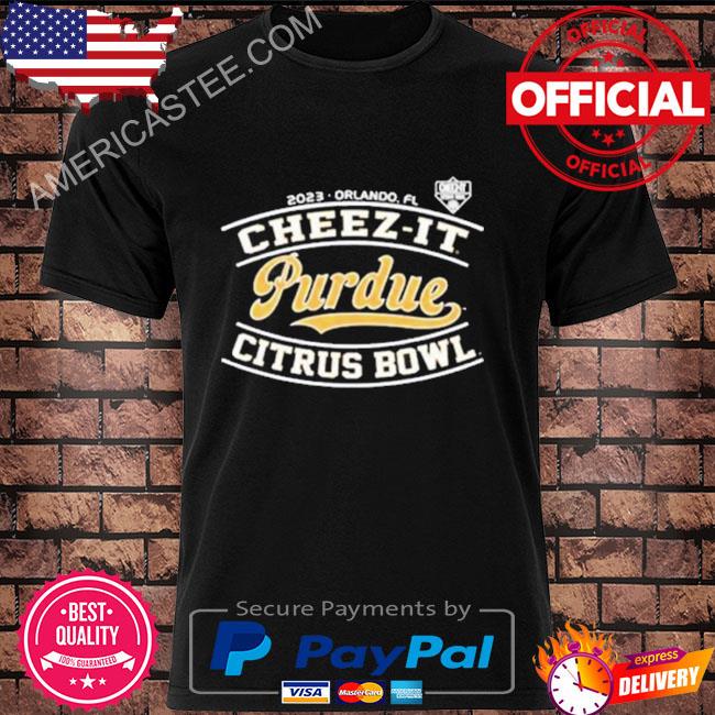 Purdue boilermakers 2023 cheez-it citrus bowl shirt