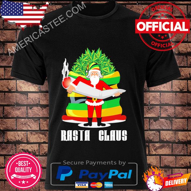 Rasta Claus Santa Funny Christmas Weed Shirt