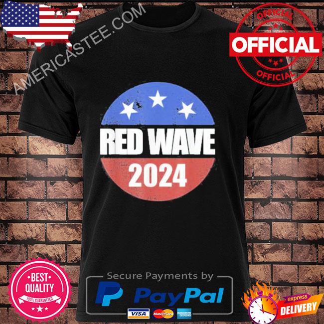 Red wave 2024 button vote republican shirt