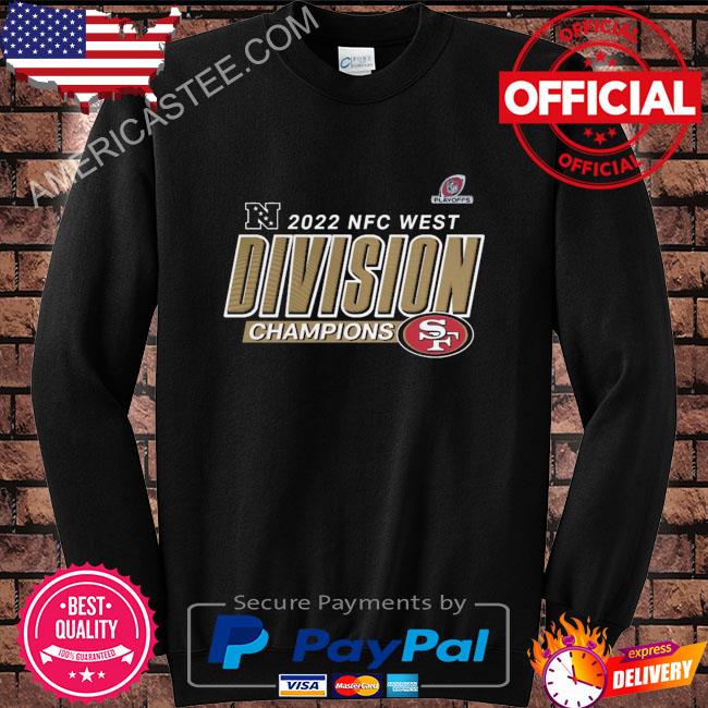 Official San Francisco 49ers 2022 NFC west division champions shirt,  hoodie, sweater, long sleeve and tank top