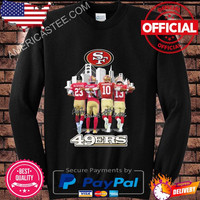 San Francisco 49ers City 2023 NFL Mccaffrey Montana signatures shirt,  hoodie, sweater, long sleeve and tank top