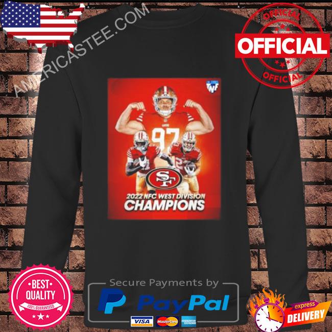 2022 nfc west division champions san francisco 49ers shirt, hoodie,  sweater, long sleeve and tank top