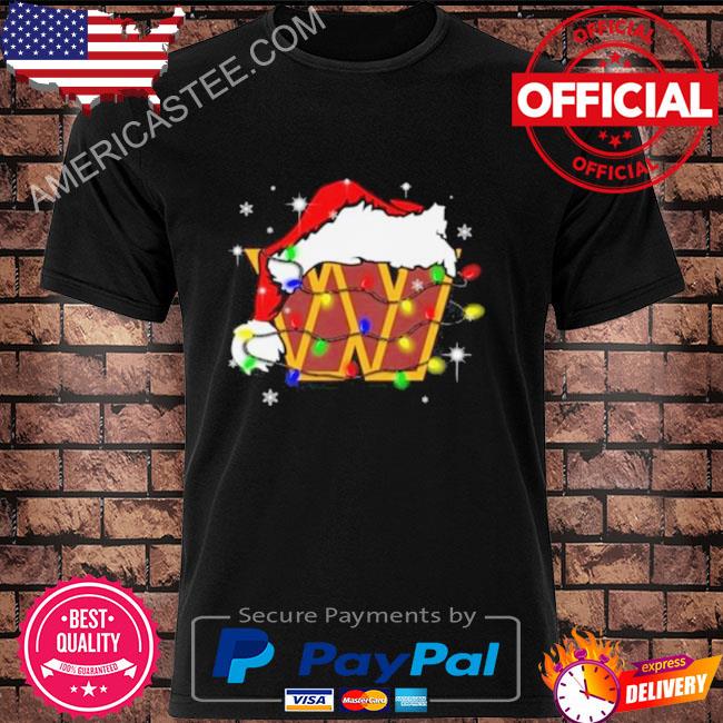 Santa Washington Commanders Logo Lights Christmas Sweater, hoodie, sweater,  long sleeve and tank top