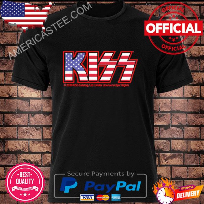 Symbol America Flag Vintage Kiss Band Retro Sweatshirt