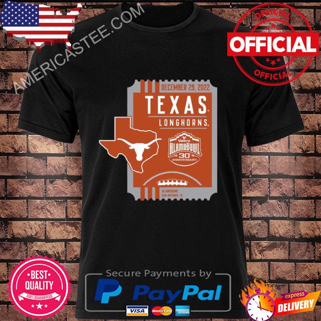 Texas Longhorns 2022 Valero Alamo Bowl Bound Shirt