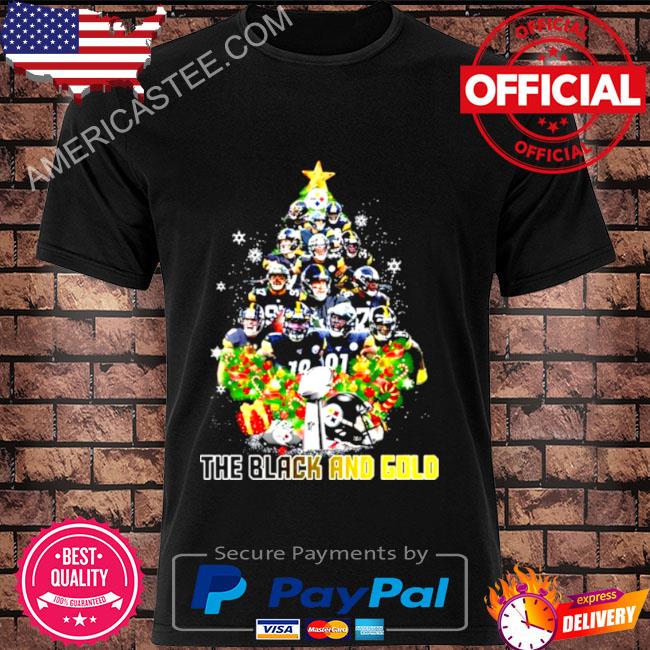 The Black And Gold Trees Team Steelers Christmas Sweater, hoodie, sweater,  long sleeve and tank top