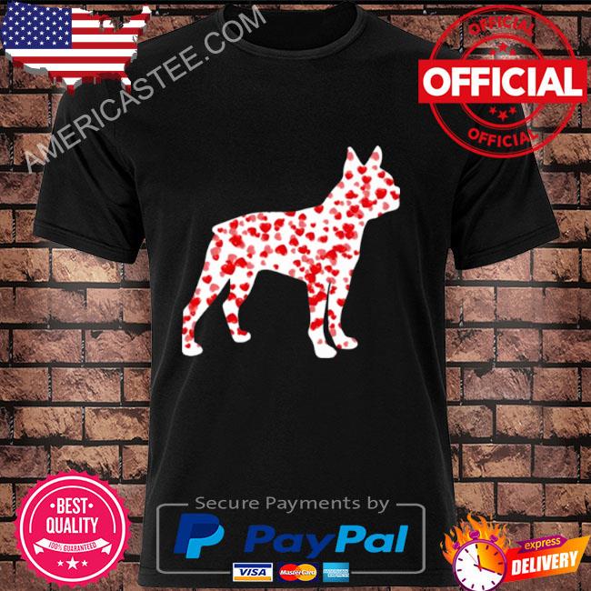 Tiny Hearts Boston Terrier Shirt