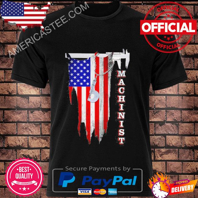 US Flag Machinist Essential Shirt