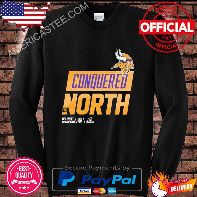 Vikings conquered the north 2022 nfc champions shirt, hoodie, sweater, long  sleeve and tank top