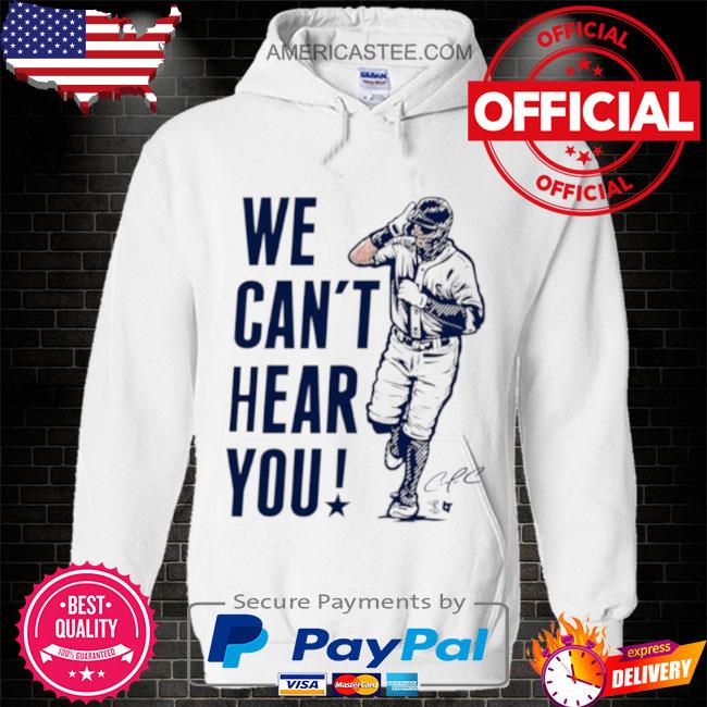 Official We Can't Hear You Officially Licensed Carlos Correa T-Shirt,  hoodie, sweater, long sleeve and tank top
