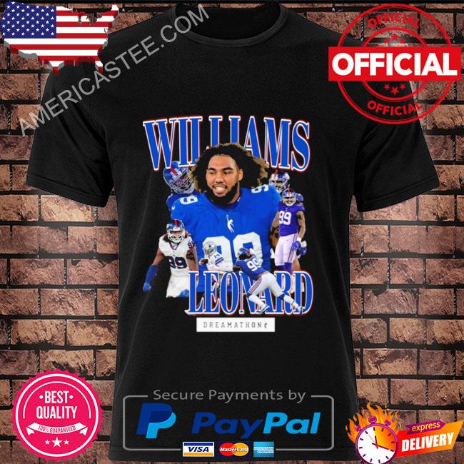 Williams leonard new york giants dreamathon shirt, hoodie, sweater