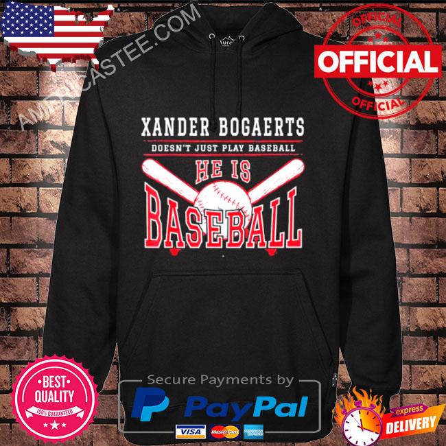 Xan Diego Xander Bogaerts Doesn't Just Play Baseball He is Baseball T Shirt,  hoodie, sweater, long sleeve and tank top