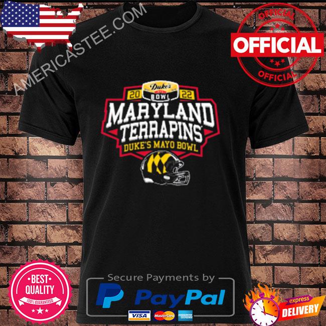 2022 duke's mayo bowl maryland terrapins shirt