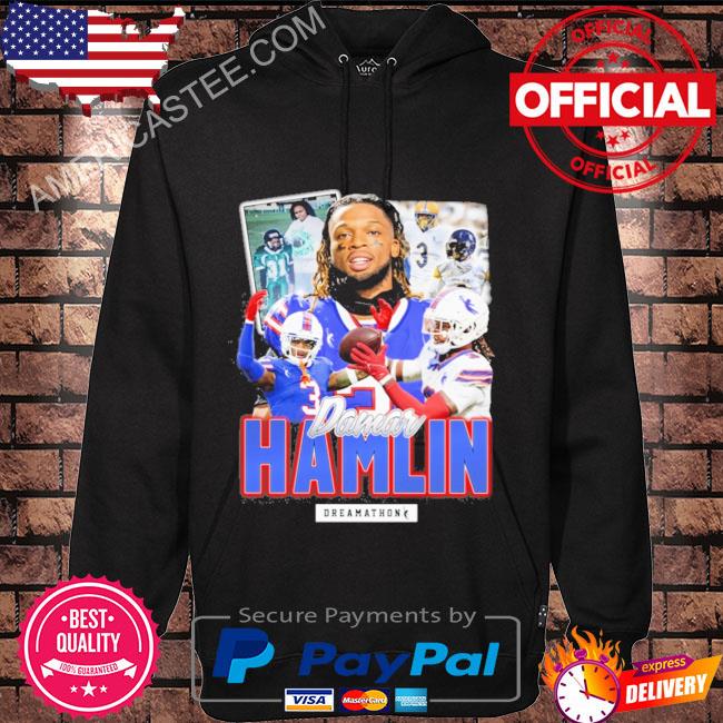 Funny damar hamlin buffalo bills dreamathon 2023 shirt, hoodie