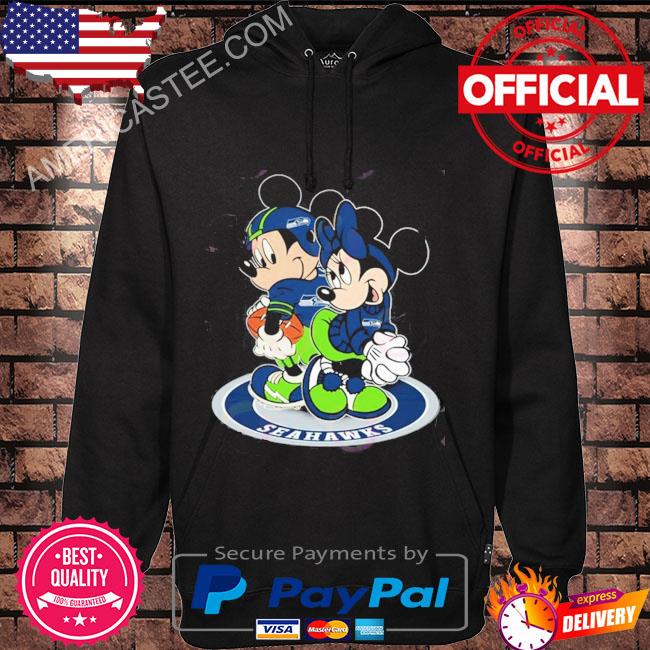 NFL Mickey Mouse I Only Roll With Seattle Seahawks Sweatshirt 