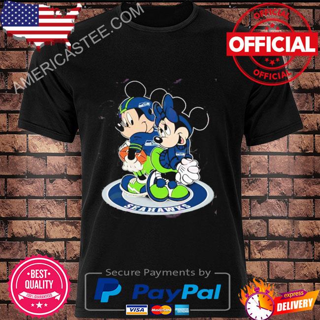 2023 NFL Seattle Seahawks Mickey Mouse And Minnie Mouse t-shirt