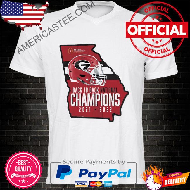Georgia Bulldogs Champion Back-To-Back College Football Playoff National  Champions T-Shirt - Black