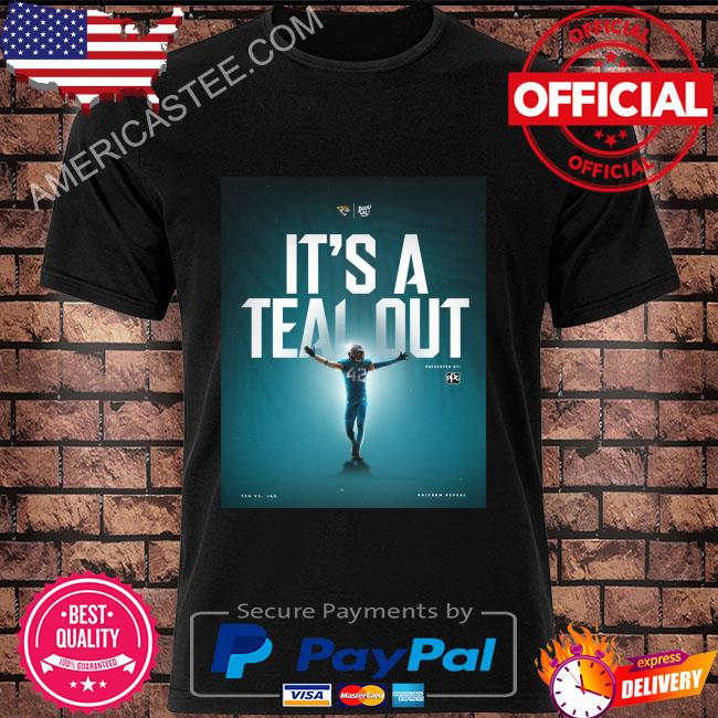 Jacksonville Jaguars Teal With It T-Shirt - Teal