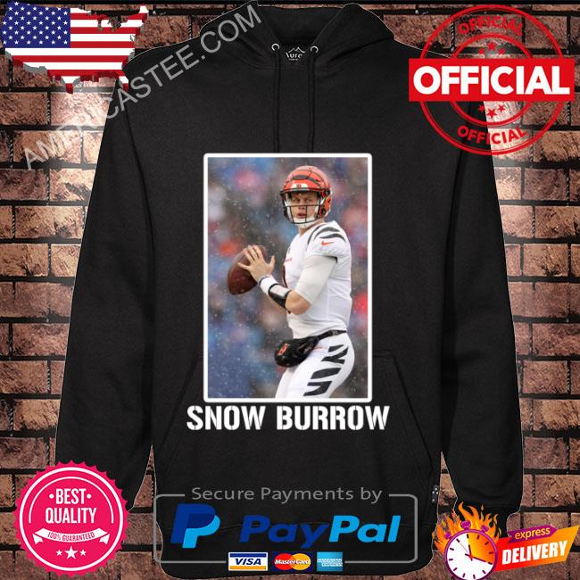 Official Joe Burrow Snow Burrow Cincinnati T-shirt, hoodie, sweater and  long sleeve