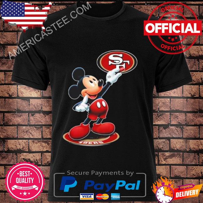 Mickey Mouse Nfl san francisco 49ers logo 2023 shirt, hoodie