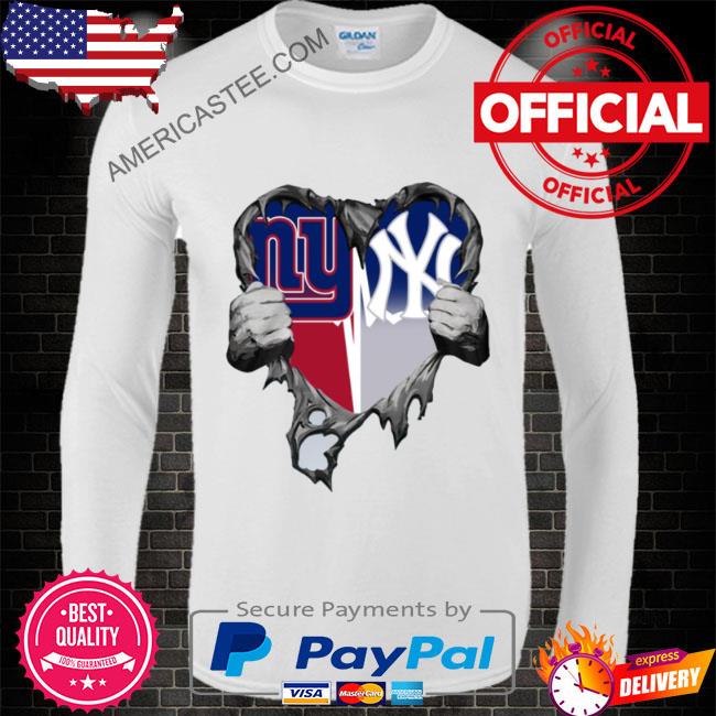 New York Giants And New York Yankees Inside Me Shirt - Peanutstee