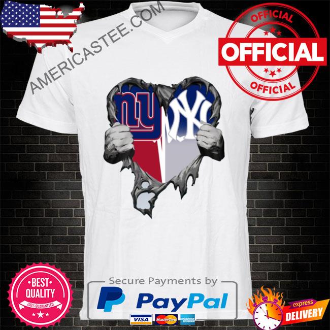 New York Giants And New York Yankees Inside Me Shirt - Peanutstee