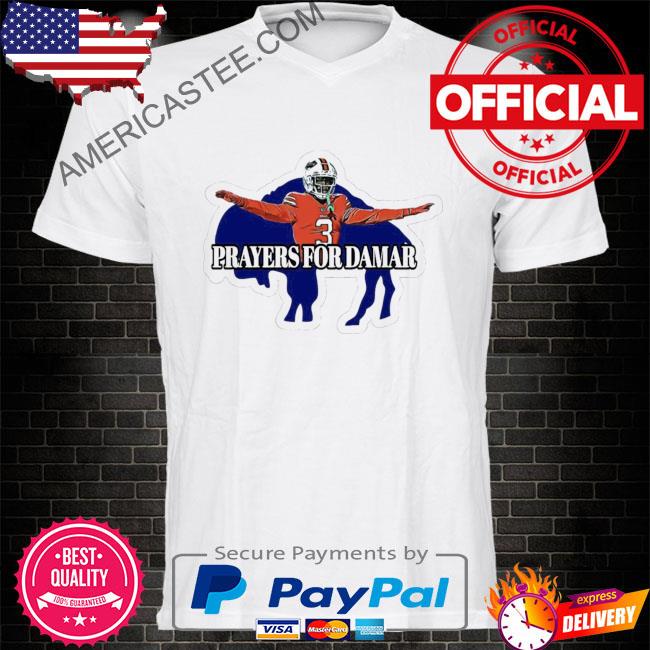 Official pray for damar hamlin 3 Buffalo Bills T-shirt, hoodie, tank top,  sweater and long sleeve t-shirt