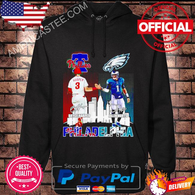 Bryce Harper and jalen Hurts Philadelphia city of the champions shirt,  hoodie, sweater, long sleeve and tank top