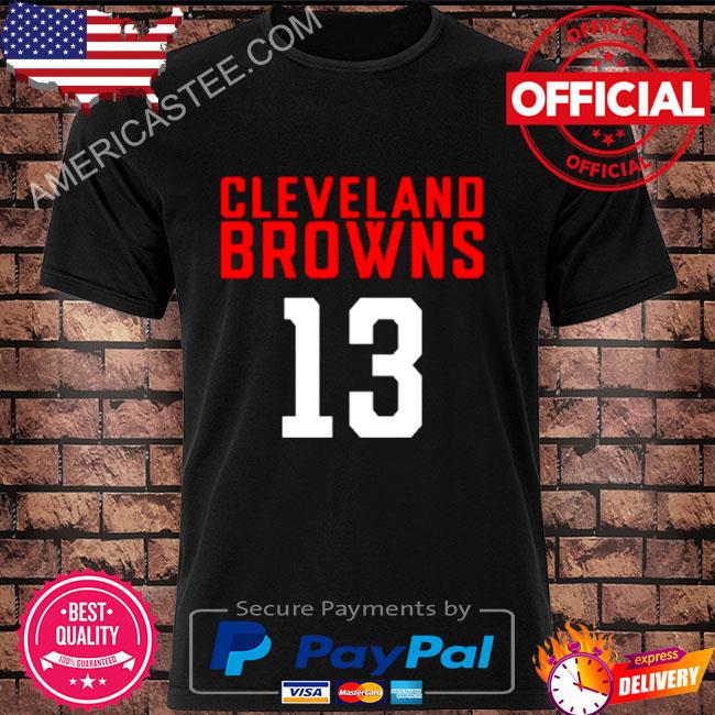 Official cleveland Browns 13 Odell Beckham Jr shirt, hoodie, sweater, long  sleeve and tank top