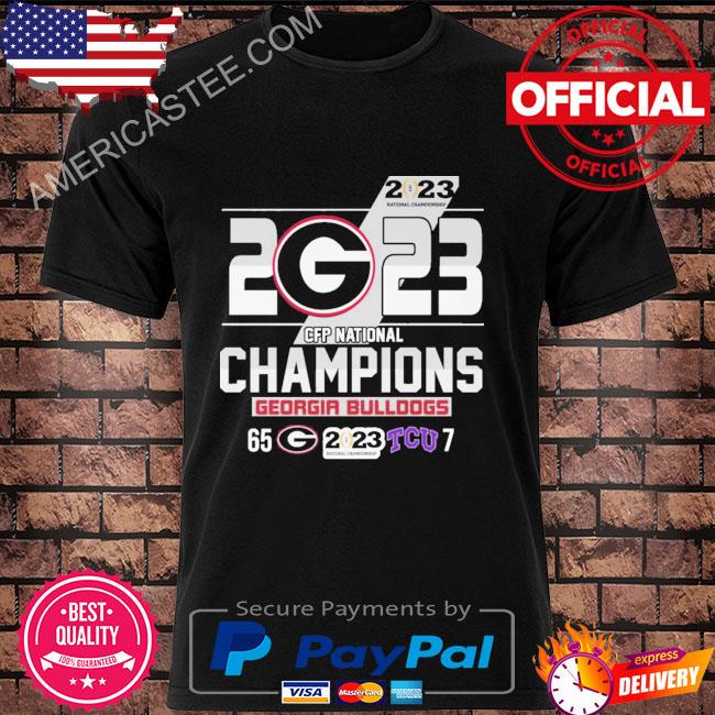 Official 2023 Georgia Bulldogs National Championship T-shirt